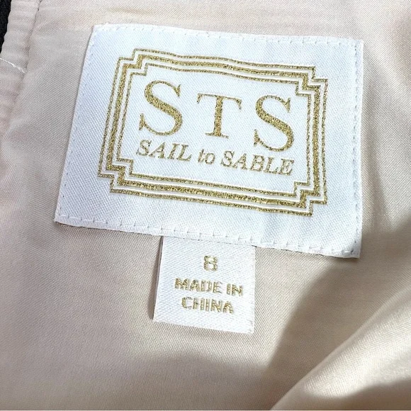 Sail to Sable Fringe Mini Skirt Cream Size 8 - Picture 7 of 11